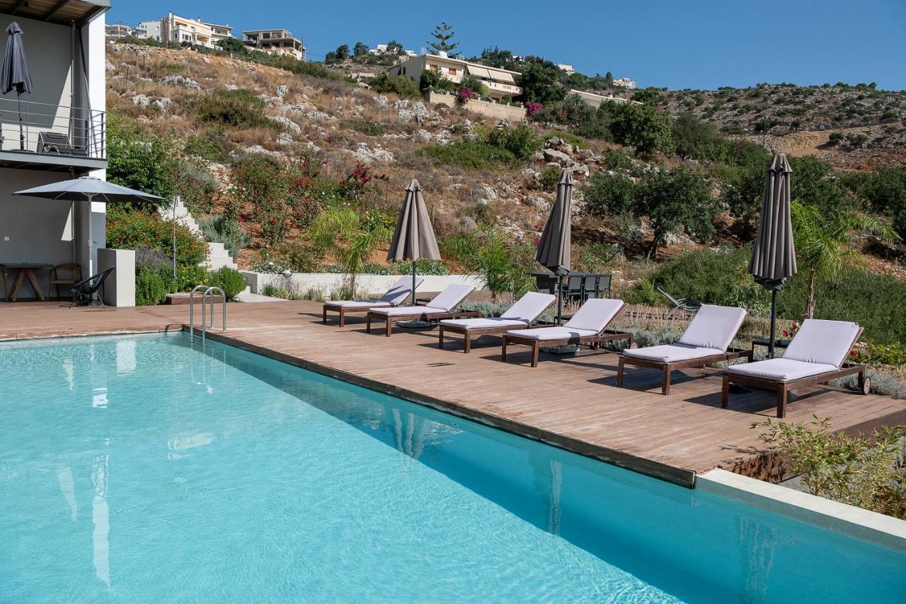 Seametry Luxury Living Penthouse Villa Souda Bagian luar foto