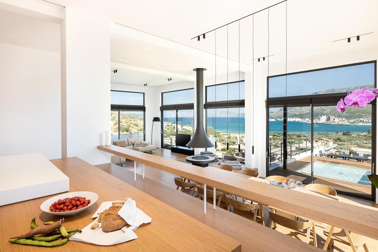 Seametry Luxury Living Penthouse Villa Souda Bagian luar foto