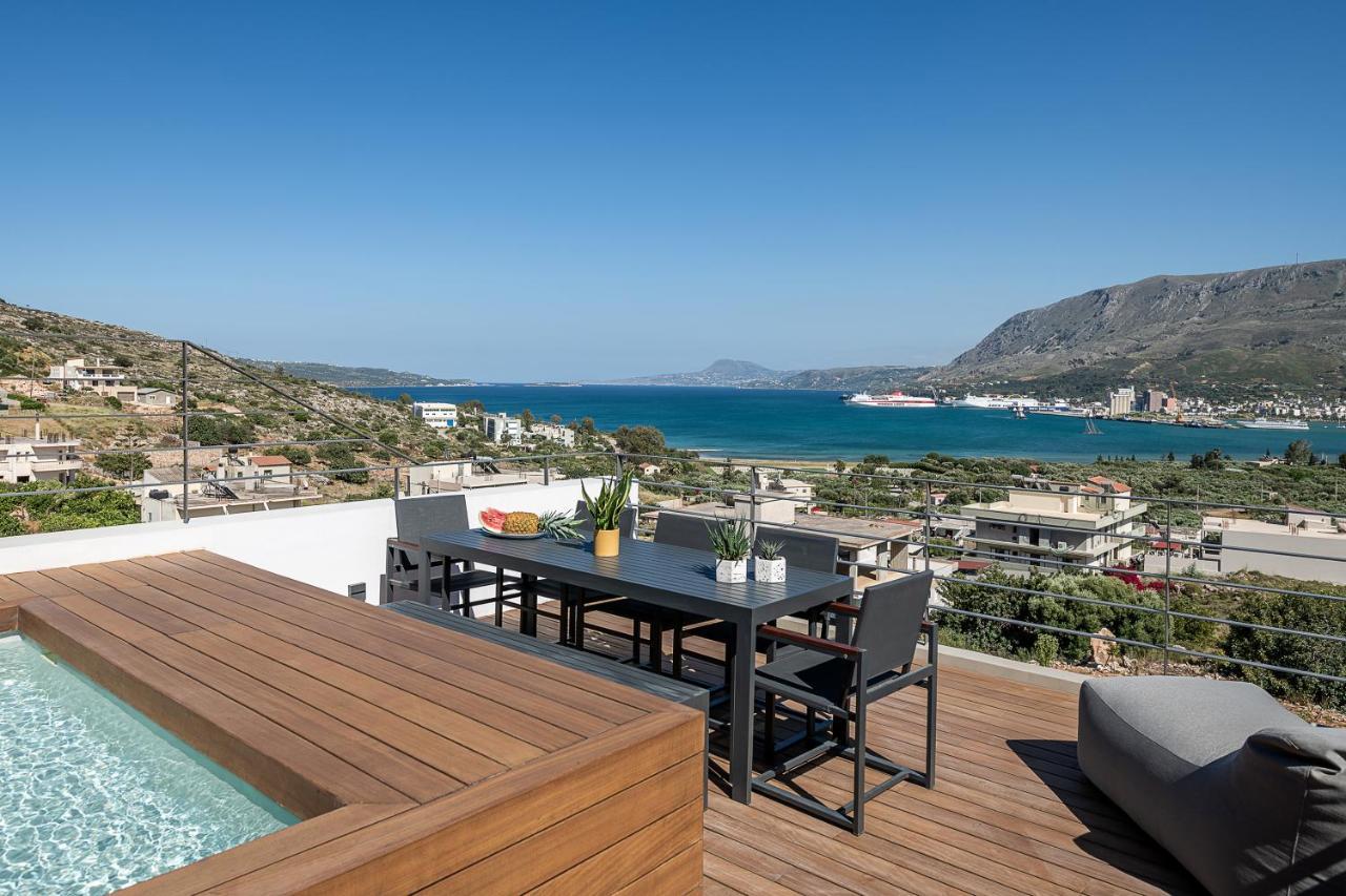 Seametry Luxury Living Penthouse Villa Souda Bagian luar foto