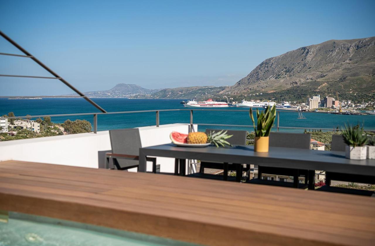 Seametry Luxury Living Penthouse Villa Souda Bagian luar foto