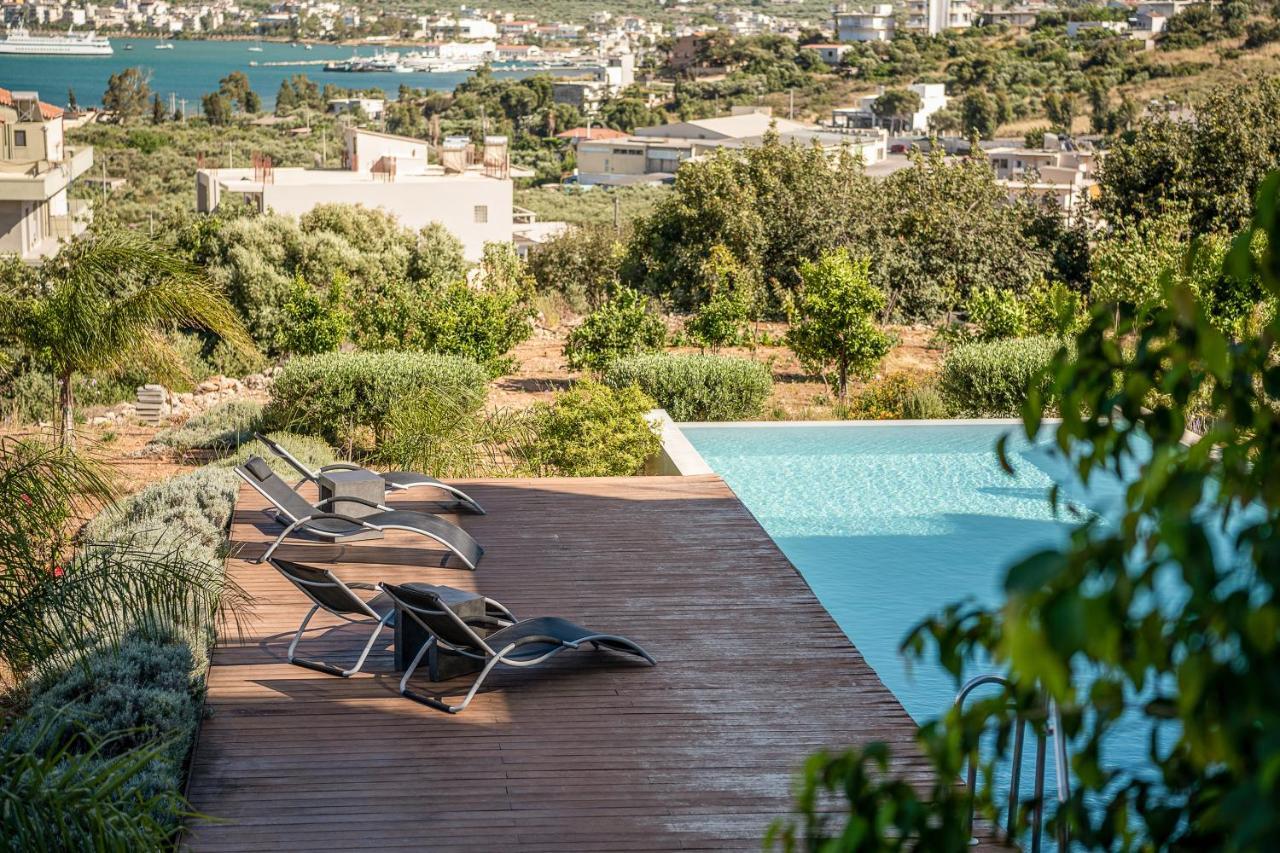 Seametry Luxury Living Penthouse Villa Souda Bagian luar foto