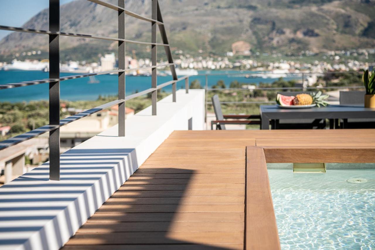 Seametry Luxury Living Penthouse Villa Souda Bagian luar foto