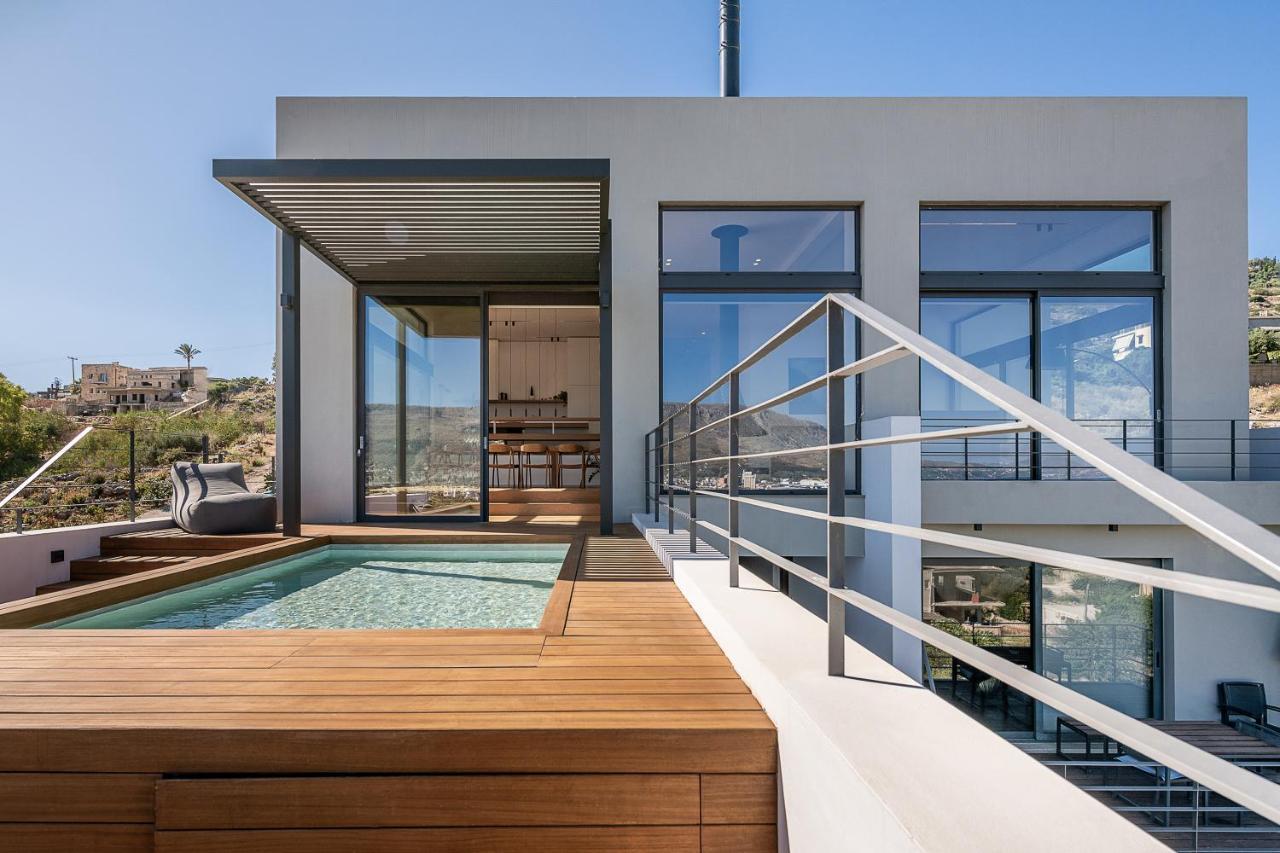 Seametry Luxury Living Penthouse Villa Souda Bagian luar foto