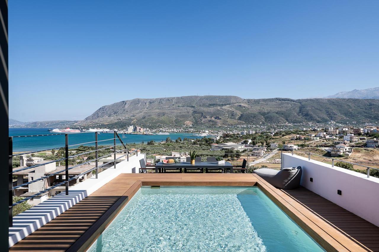 Seametry Luxury Living Penthouse Villa Souda Bagian luar foto