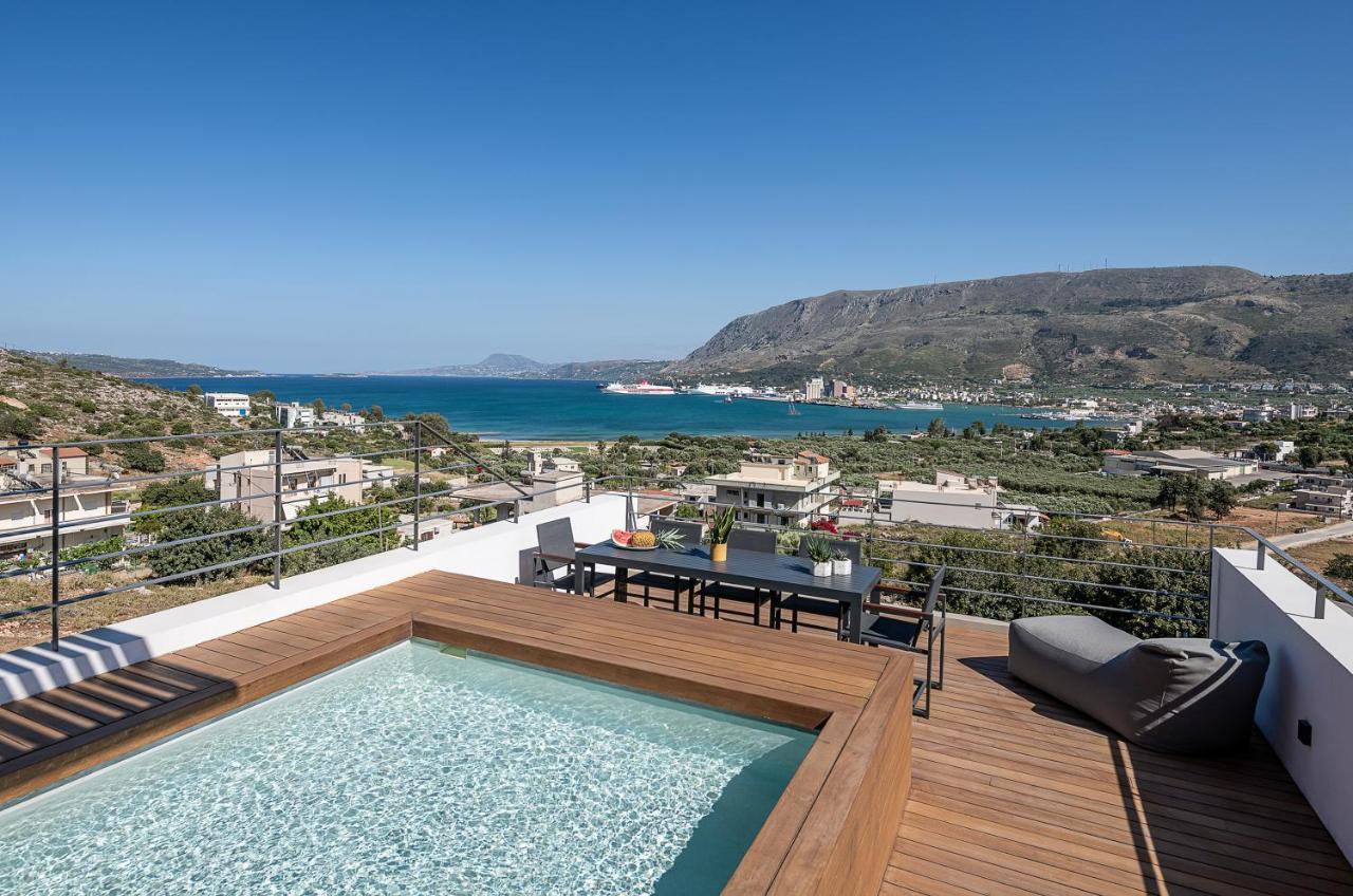 Seametry Luxury Living Penthouse Villa Souda Bagian luar foto