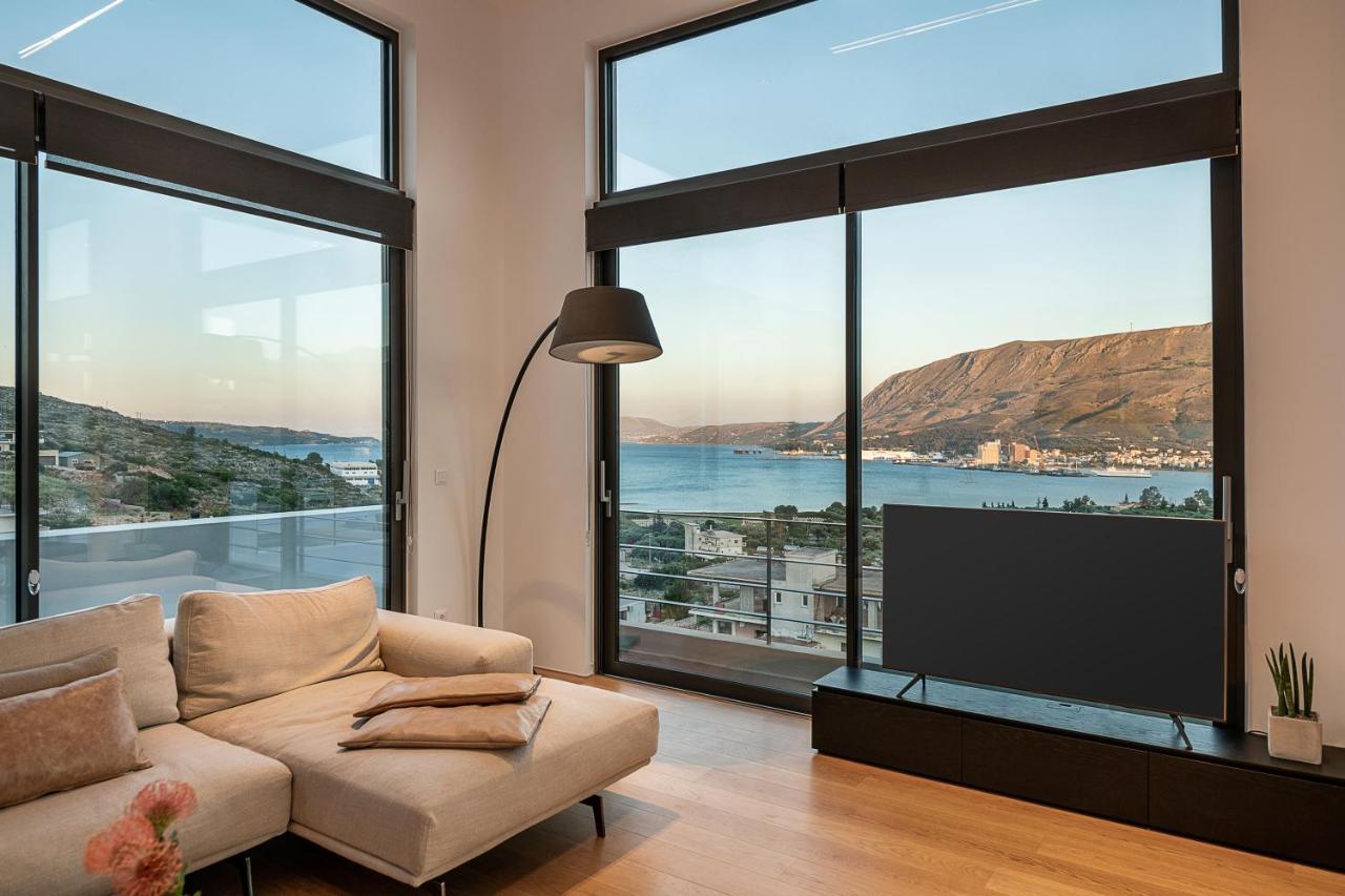 Seametry Luxury Living Penthouse Villa Souda Bagian luar foto